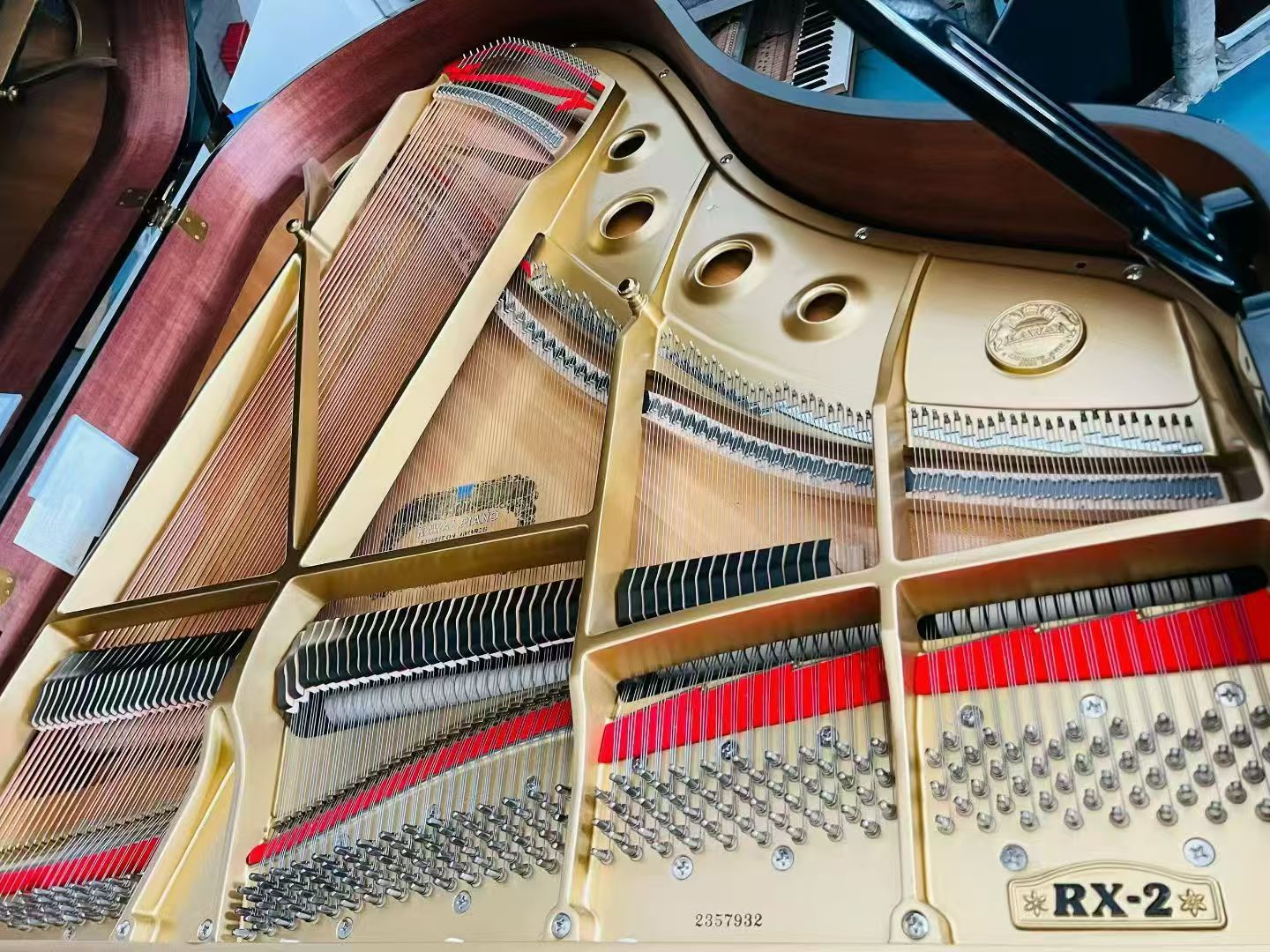 カワイ（KAWAI）RXシリーズ グランドピアノの内部構造と響板